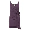 New Andria Rosette Mini Dress Women Occasion Dressing