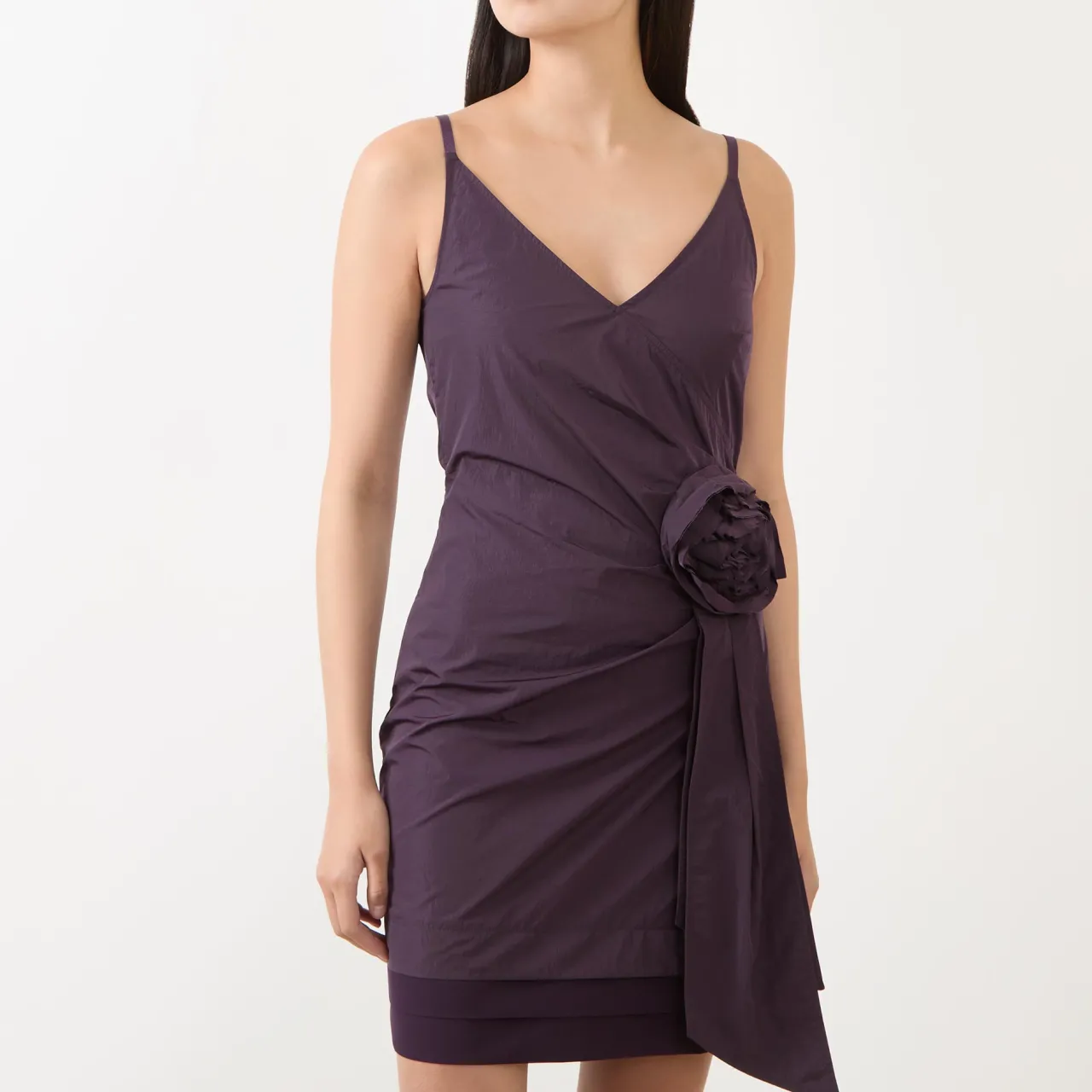 New Andria Rosette Mini Dress Women Occasion Dressing