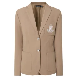 Hot Anfisa Logo Crest Single-Breasted Blazer Women Coats & Jackets