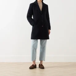Hot Angel Single-Breasted Peacoat Women Coats & Jackets