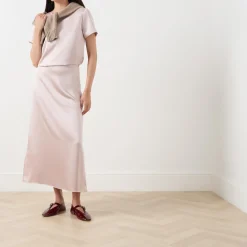 New Angelo Satin Skirt Women Skirts