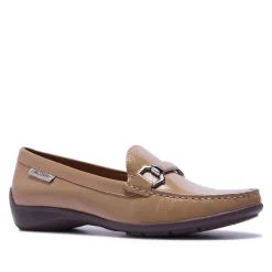 Clearance Anglette Snaffle-Trim Leather Loafers Women Loafers