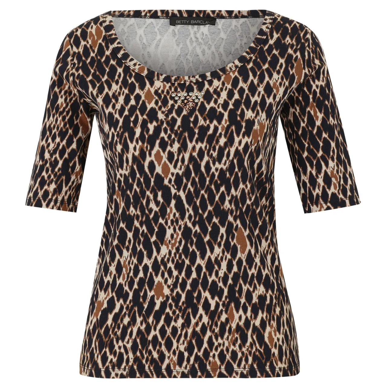 New Animal Ribbed Top Women Tops