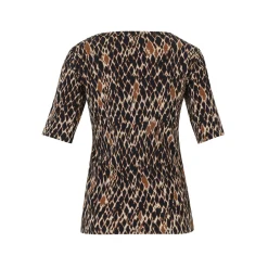 New Animal Ribbed Top Women Tops