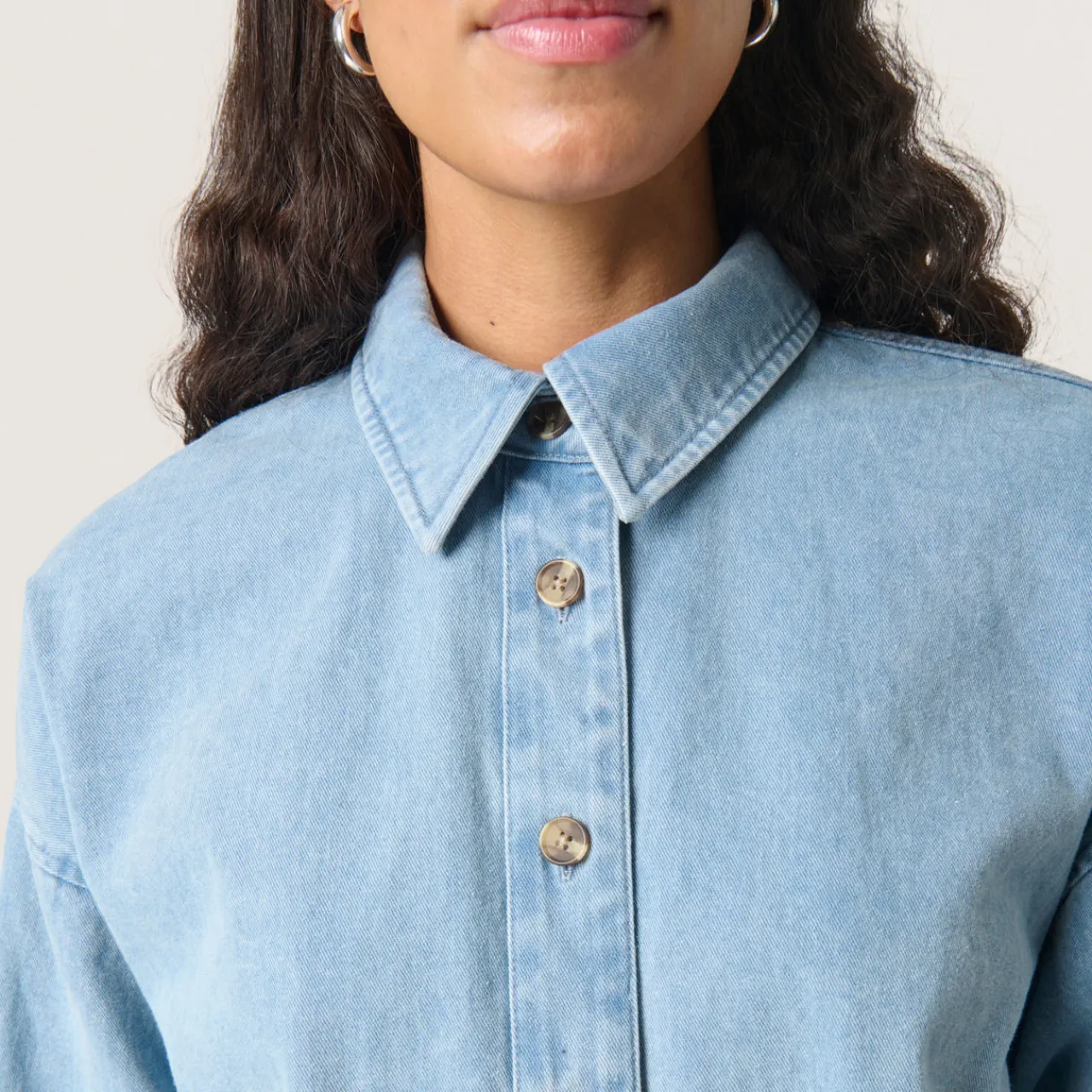 Best Annabeth Denim Overshirt Women Coats & Jackets