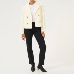 Outlet Anne Teddy Double-Breasted Jacket Women Coats & Jackets