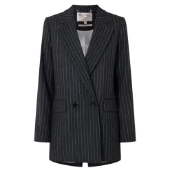 Discount Antonia Pinstripe Double Breasted Blazer Women Coats & Jackets