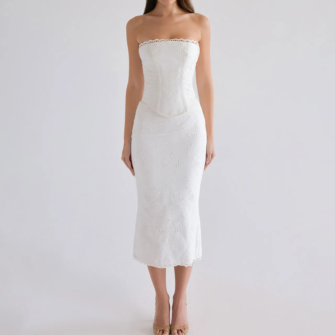 Best Antonie Broderie Anglaise Skirt Women Skirts