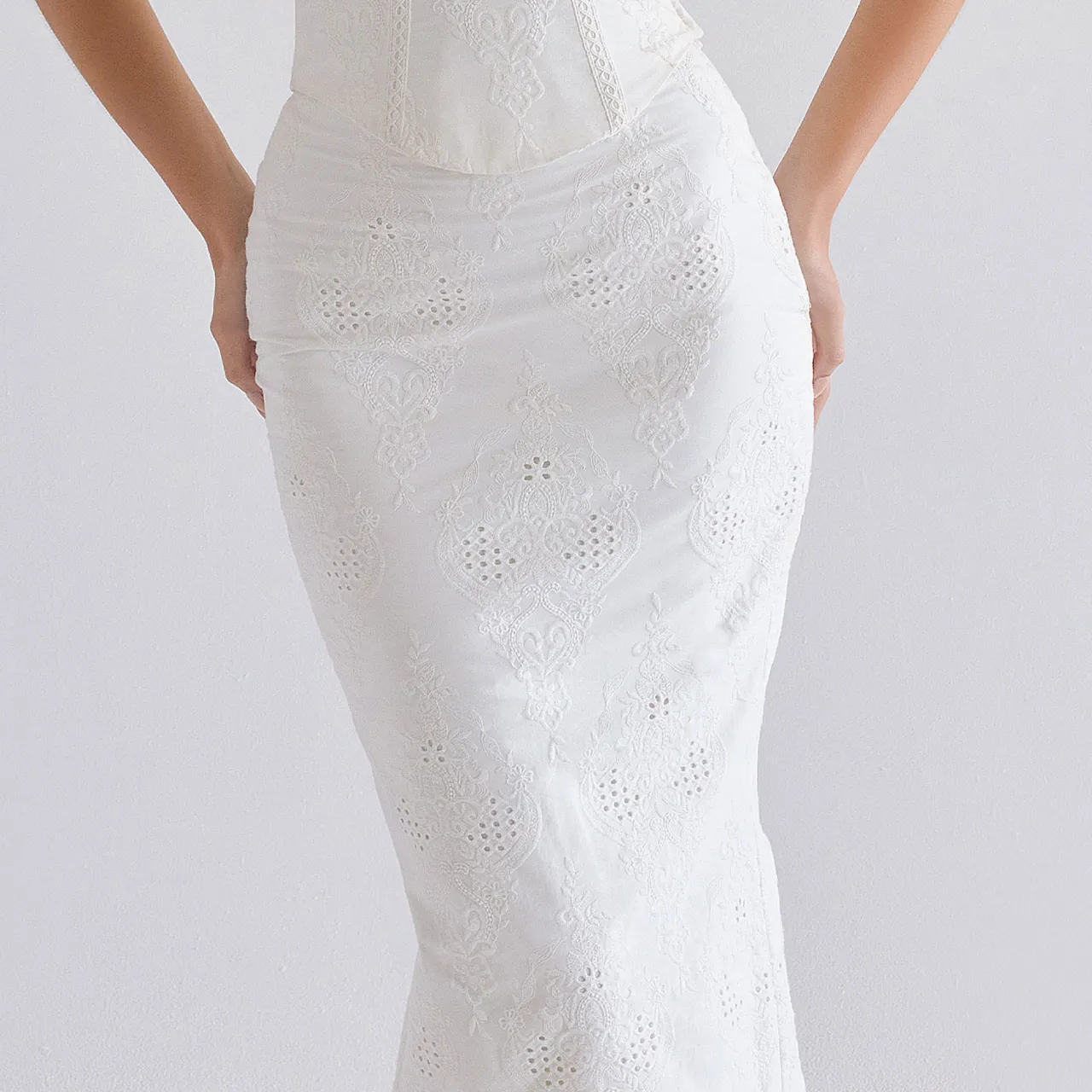 Best Antonie Broderie Anglaise Skirt Women Skirts