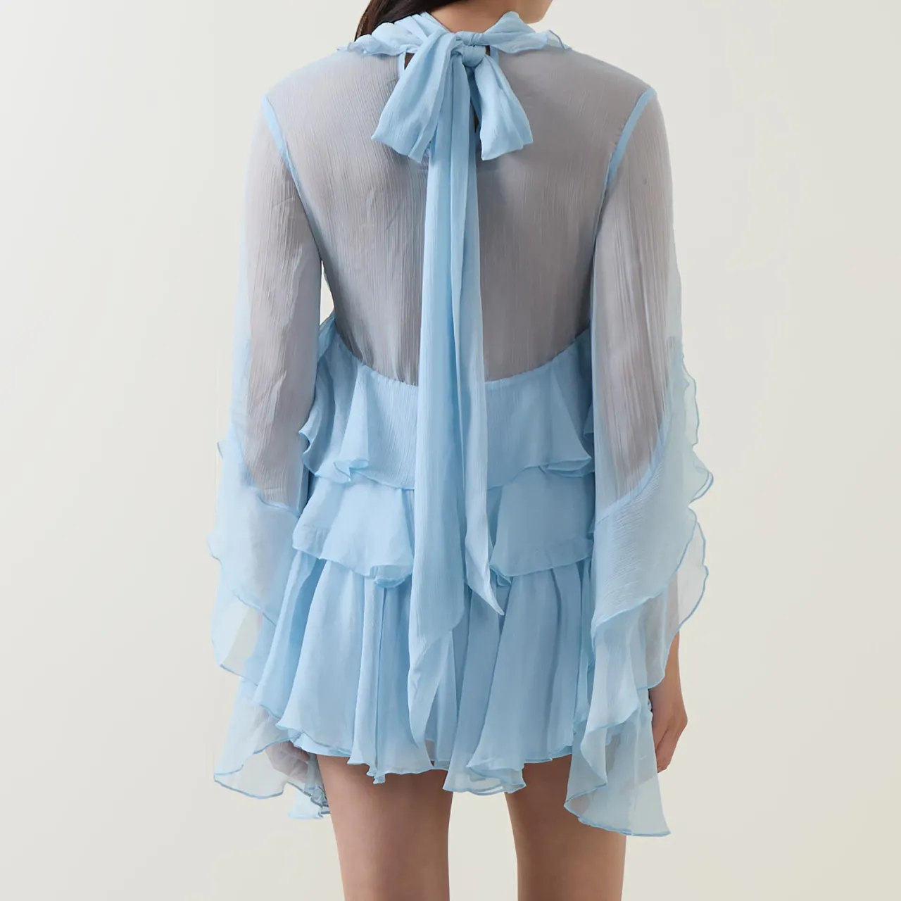Sale Anyssa Ruffle Mini Dress Women Dresses