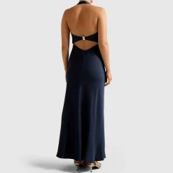 Best April Open Back Flared Dress Women Dresses