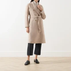 Outlet Ara Double-Breasted Belted Coat Women Coats & Jackets