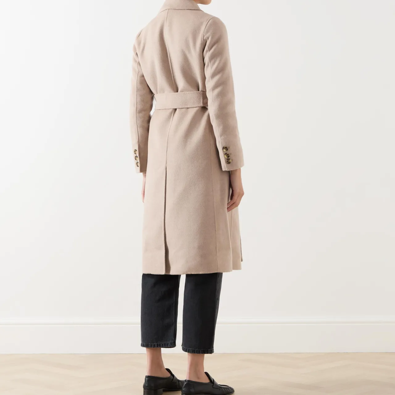 Outlet Ara Double-Breasted Belted Coat Women Coats & Jackets