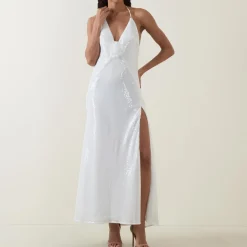 Arcadia Sequin Flared Dress Women Dresses