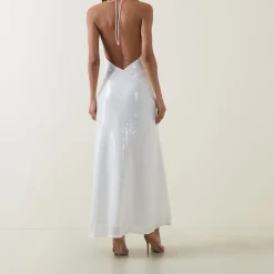 Arcadia Sequin Flared Dress Women Dresses