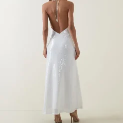 Arcadia Sequin Flared Dress Women Dresses