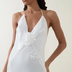 Arcadia Sequin Flared Dress Women Dresses