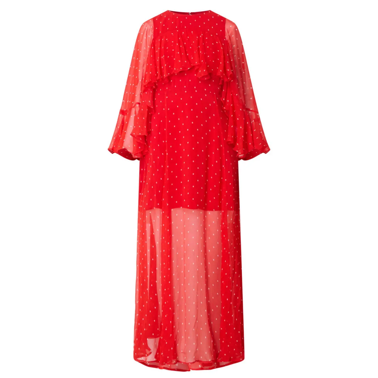 New Aria Ruffle Polka Dot Dress Women Dresses|Mother Of The Bride