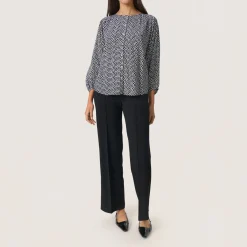 Sale Arjana Dotted Blouse Women Tops