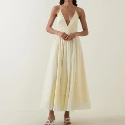 Outlet Arletha Pleated Flared Dress Women Dresses