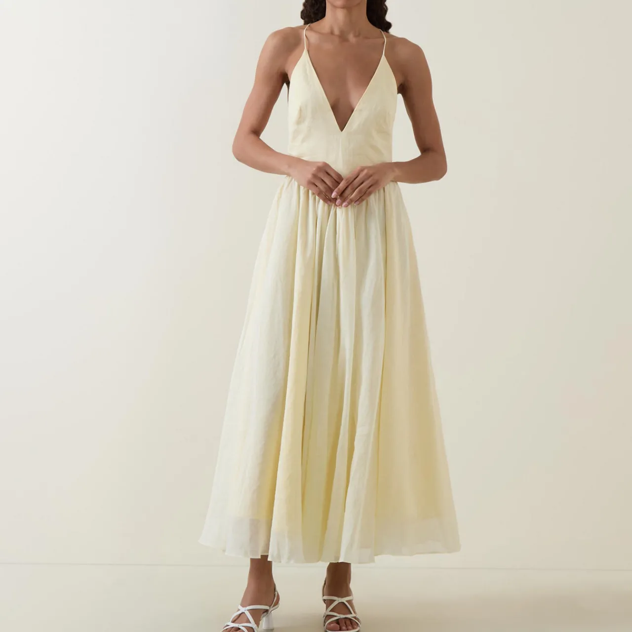 Outlet Arletha Pleated Flared Dress Women Dresses