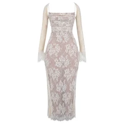 New Artemis Lace Shrug Gown Women Dresses