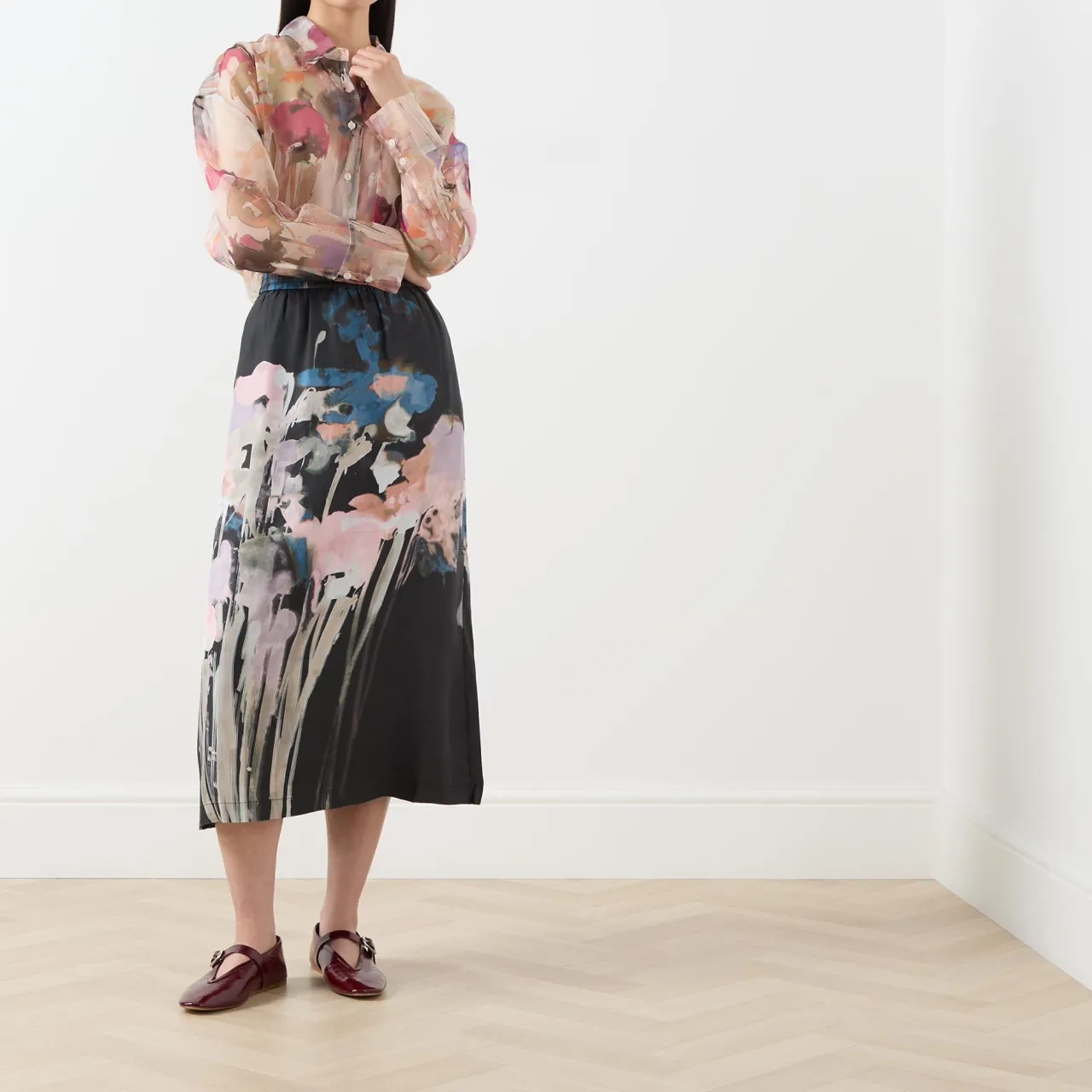 New Aruma Floral Skirt Women Skirts