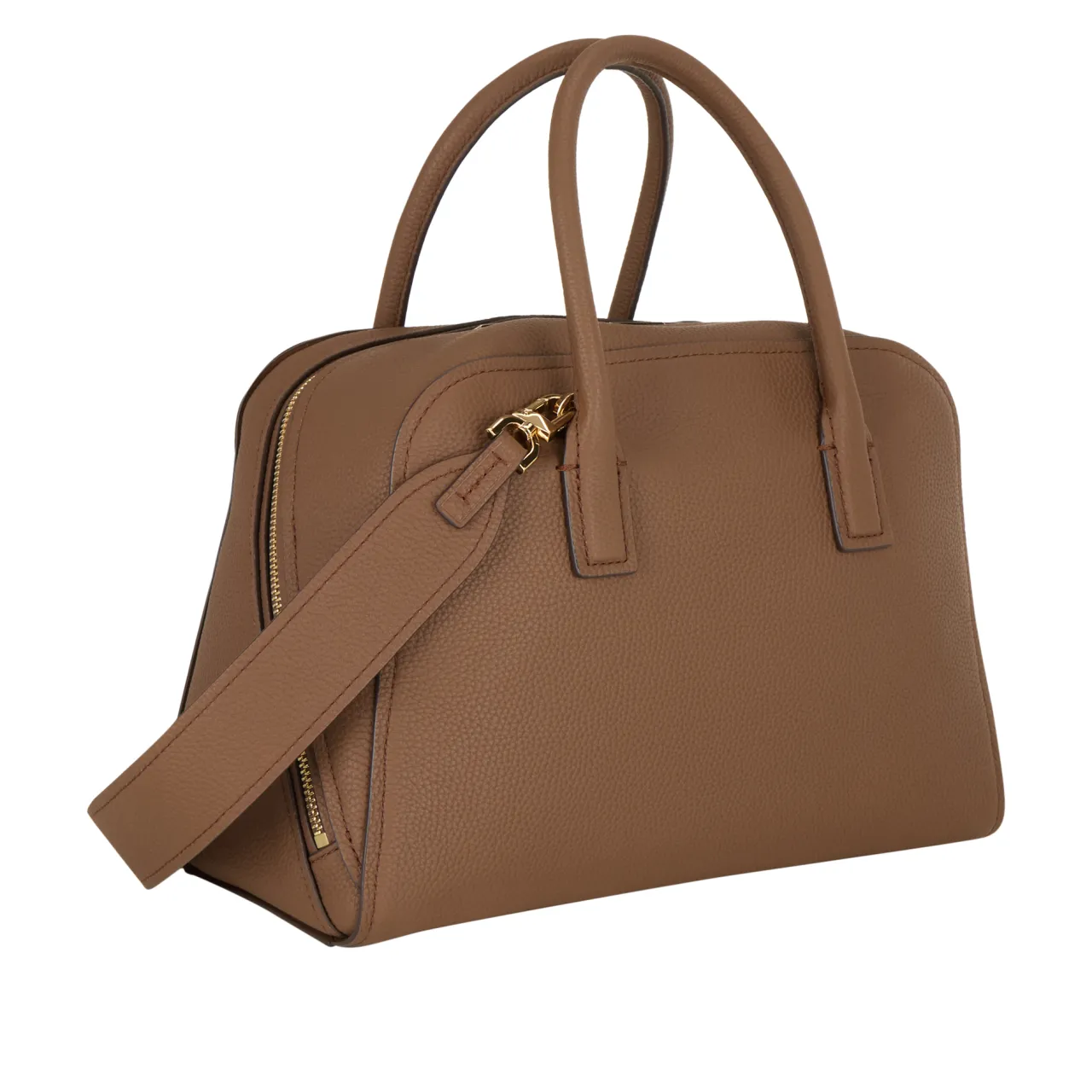 Ashton Medium Pebbled Leather Satchel Women Crossbody Bags