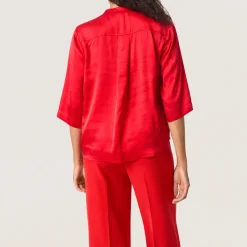 Asja Notched Blouse Women Tops