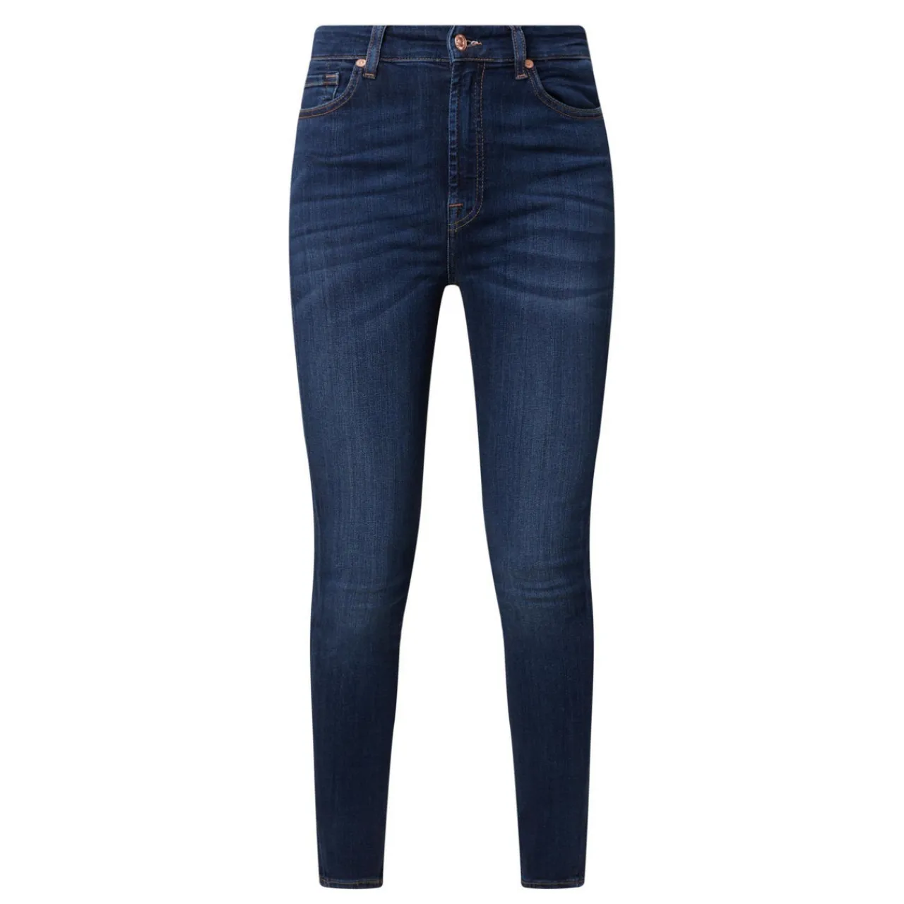 Clearance Aubrey High-Rise Slim Illusion Skinny Jeans Women Denim