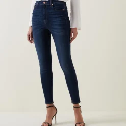 Clearance Aubrey High-Rise Slim Illusion Skinny Jeans Women Denim