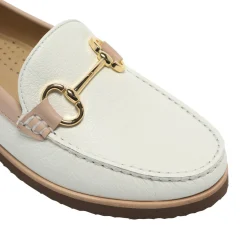 Aubrigo Snaffle-Trim Leather Loafers Women Loafers