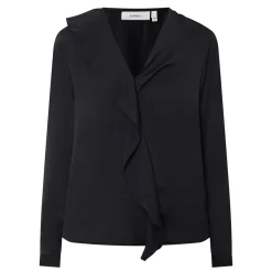 Hot Audai Asymmetric Ruffle Blouse Women Tops
