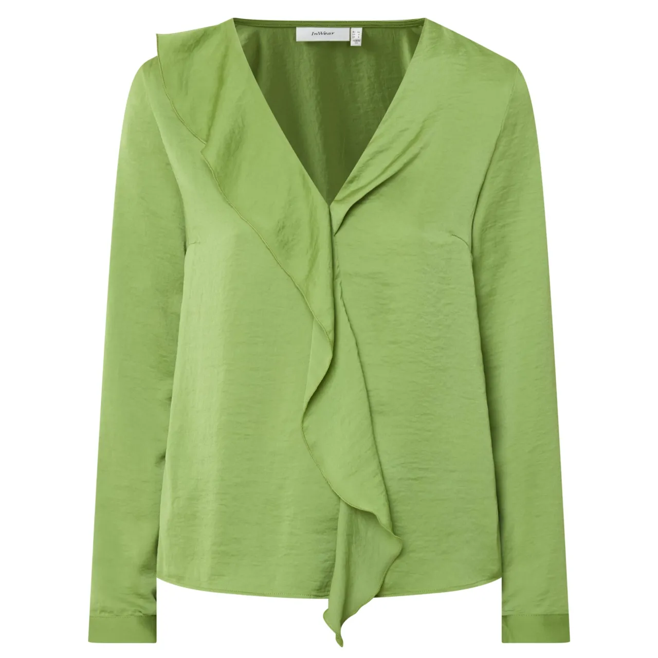Online Audai Asymmetric Ruffle Blouse Women Tops