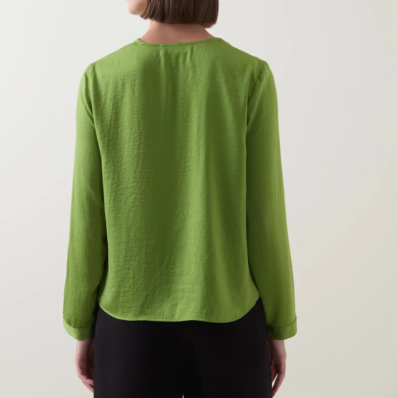 Online Audai Asymmetric Ruffle Blouse Women Tops