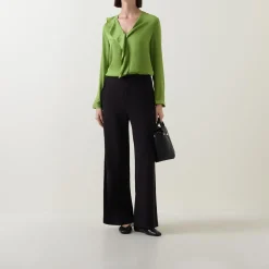 Online Audai Asymmetric Ruffle Blouse Women Tops