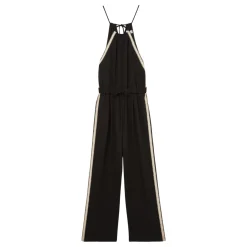 Online Auden Halterneck Stitched Stripe Jumpsuit Women Jumpsuits