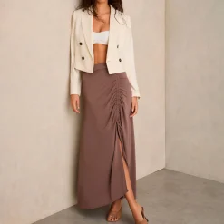 Sale Aurelie Ruched Skirt Women Skirts