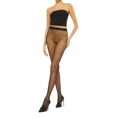 Hot Aurora Love Tights Black Women Hosiery