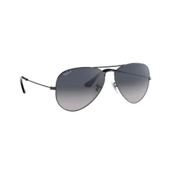 Discount Aviator Grey Lens Large Metal Pilot Sunglasses  Grey Women Sunglasses