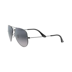 Discount Aviator Grey Lens Large Metal Pilot Sunglasses  Grey Women Sunglasses