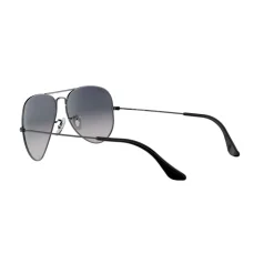 Discount Aviator Grey Lens Large Metal Pilot Sunglasses  Grey Women Sunglasses