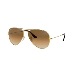 New Aviator Large Metal Pilot Sunglasses RB3025 Gold-Tone Women Sunglasses