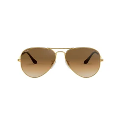 New Aviator Large Metal Pilot Sunglasses RB3025 Gold-Tone Women Sunglasses