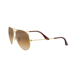 New Aviator Large Metal Pilot Sunglasses RB3025 Gold-Tone Women Sunglasses