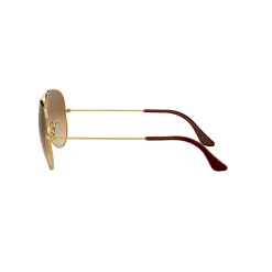 New Aviator Large Metal Pilot Sunglasses RB3025 Gold-Tone Women Sunglasses