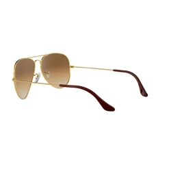 New Aviator Large Metal Pilot Sunglasses RB3025 Gold-Tone Women Sunglasses