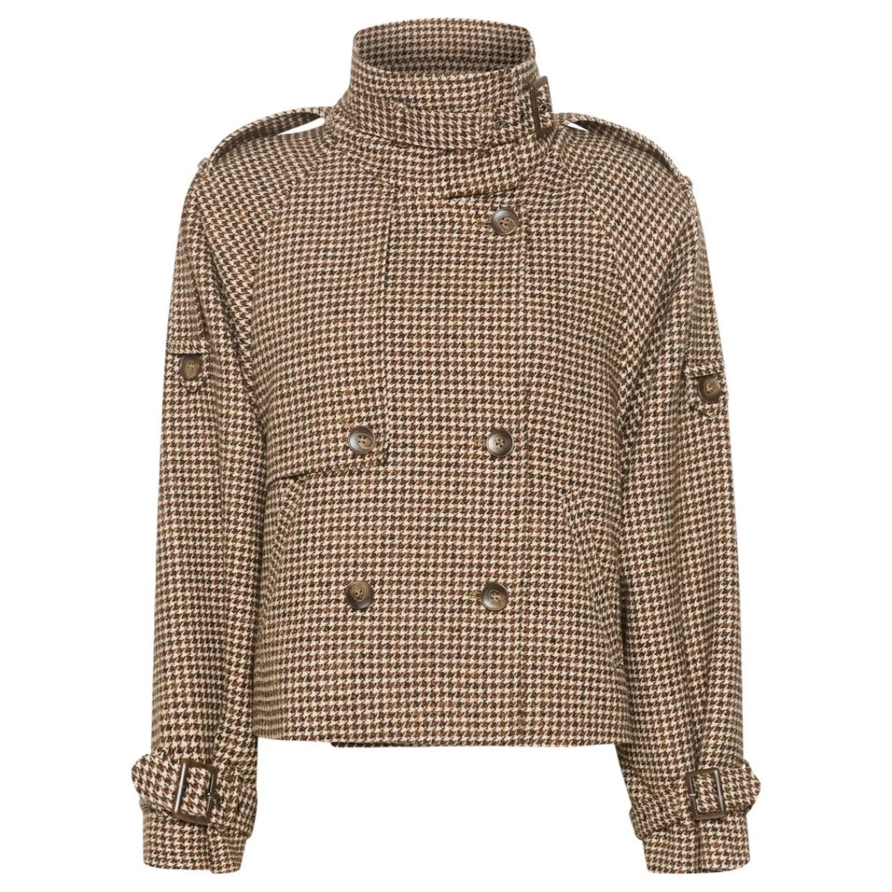 Sale Avic Houndstooth Jacket Women Coats & Jackets