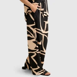 Best Ayla High-Rise Printed Palazzo Trousers Women Trousers & Shorts