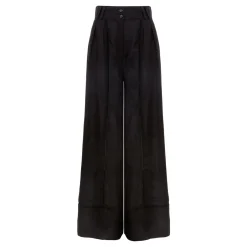 Outlet Ayse Wide Leg Linen Trousers Women Trousers & Shorts